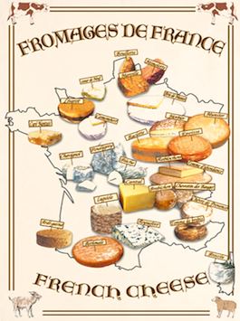 Fromages de France poster from Amazon.com