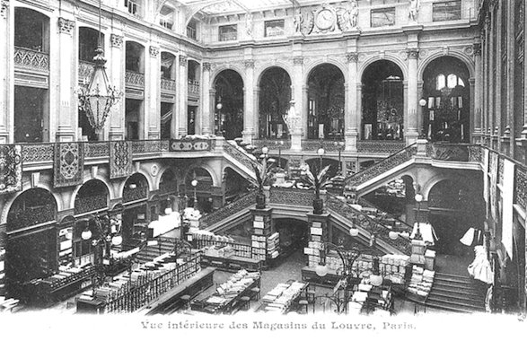Grand des magasins du Louvre, 1900. Public domain