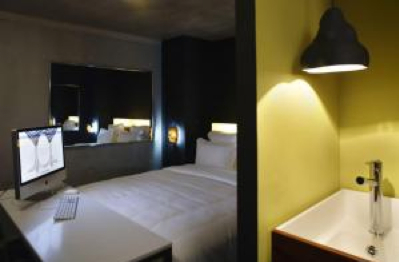 Philippe Starck-designed hip Mama Shelter hotel in Paris 20eme