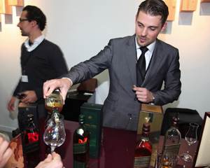 WhiskyLive 2010 publicity photo, Jack Daniels bar.
