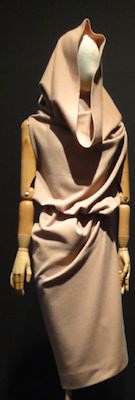 hooded dress at Madame Gres exhibition