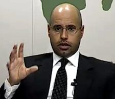 Saif al-Islam Gaddafi in 2009. Photo: EPA