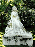 George Sand statue at Jardin du Luxembourg