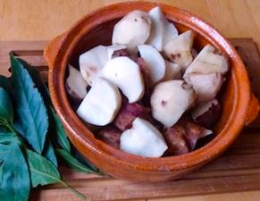 Jerusalem artichokes.