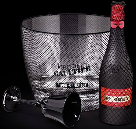 "Black Cancan" 2011 limited edition by Jean-Paul Gaultier for Piper-Heidsieck