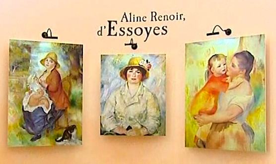 Renoir paintings displayed in Renoir Cultural Center, Essoyes   Photo: France3