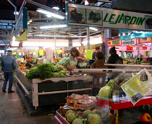 Troyes covered market.