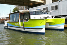 Vogueo water bus photo courtesy STIF