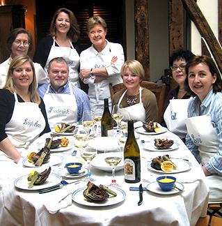 Patricia Wells at her Paris cooking school photo courtesy Patricia Wells