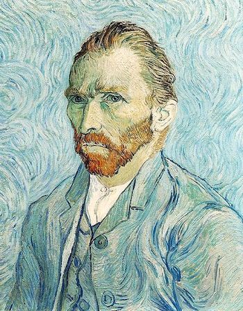 Vincent Van Gogh, self portrait circa 1889.