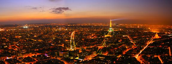 Paris panoramic from La Tour Montparnasse. Photo: Fabrice Rose
