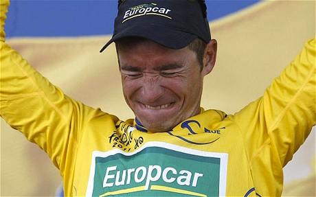 Thomas Voeckler wins Stage 9  Photo: Reuters