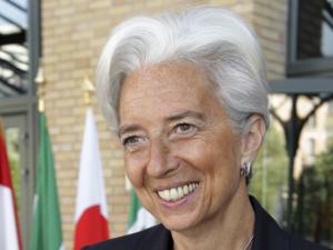 Christin Lagarde after appointment  photo courtesy Reuters