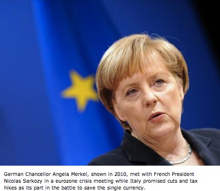 German Chancellor Merkel.  Photo credit: AFP-France 24