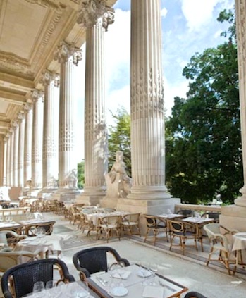 Mini Palais terrace. Publicity photo..  