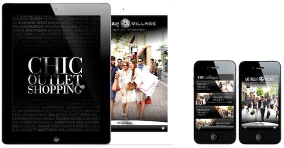 La Vallee Village free shopping app. Publicity photo