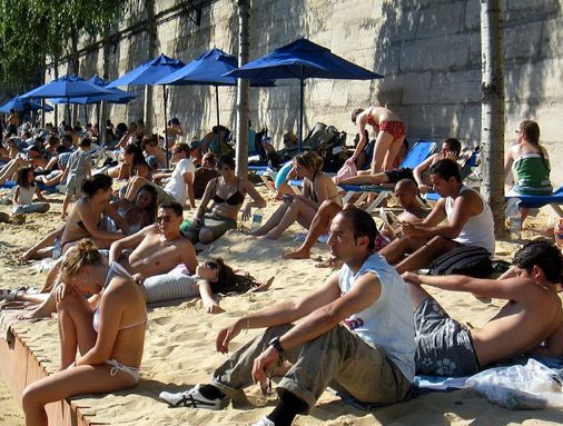 Paris Plage in August ©Nik-in-Paris