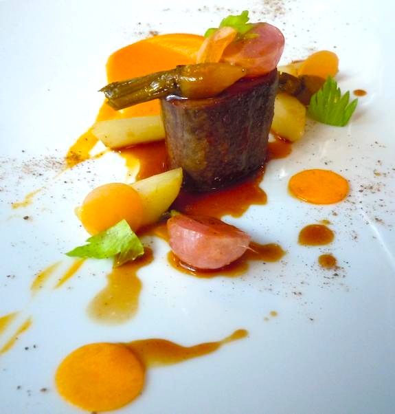 Cobéa's venison de chasse with legumes d'automne. Photo: M. Kemp