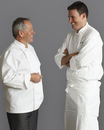 Wolfgang Puck & Executive Chef David McIntyre of CUT, London.