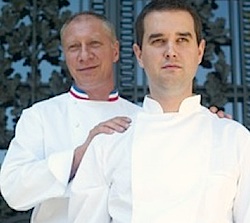 Eric Frechon and Stéphane d'Aboville of Mini Palais. Photo: M. Kemp