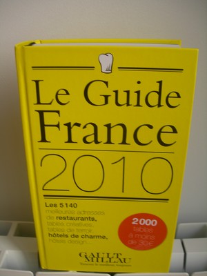Le Guide France, GaultMillau. Photo credit: Margaret Kemp.