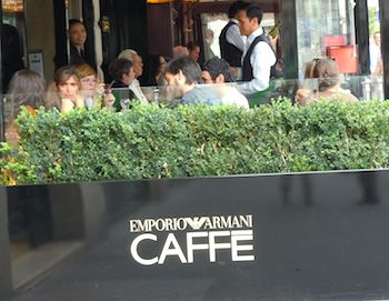 Emporio Armani Caffe.   Photo credit:  M. Kemp