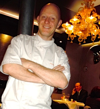 Laurent Jazac of Mazan restaurant. Photo by M. Kemp.