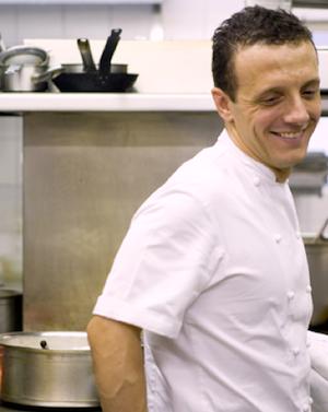 Head Chef Simone Zanoni of Gordon Ramsay au Trianon. Publicity photo.