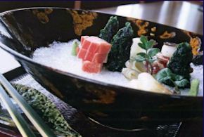 Sashimi at Zuma Restaurant. Publicity photo.