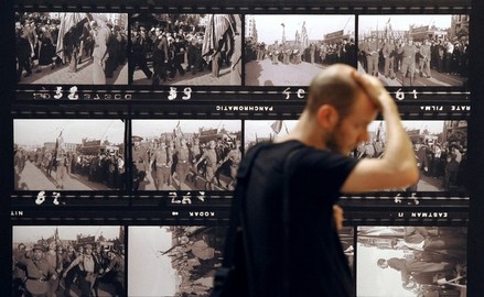 ©Getty Images photo of Capa Exhibit in Arles