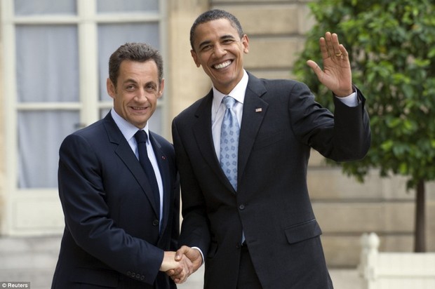 Presidents Sarkozy and Obama. Photo credit: Reuters.