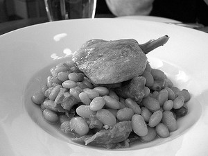Duck Confit and Haricot Bean Cassoulet. Photo credit: Flickr Creative Commons/avlxyz