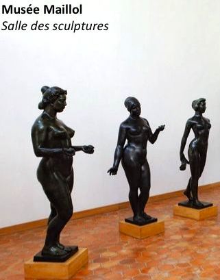 Musee Maillol permanent collection. Photo courtesy Musee Maillol