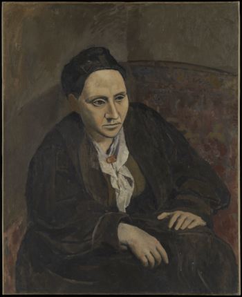 Pablo Picasso, Gertrude Stein, 1906. Huile sur toile, 10 x 81.3 cm. Metropolitan Museum of Art, New York, USA. ©Succession Picasso 2011