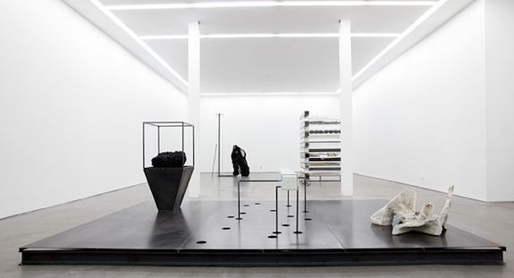 Nick Van Woert's "Anatomy" installation at Yvon Lambert Gallery, Paris, 2011. Photo courtesy of Yvon Lambert Gallery.