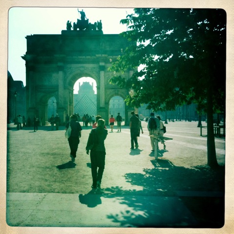 Arch at the Tuileries Garden in Paris. Photo by Clay McLachlan 