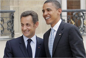 Sarkozy and Obama