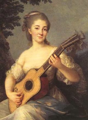 Vigee-Le Brun, "Marquise de Mirabeau." Public domaine.