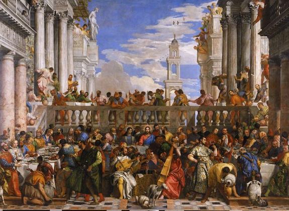 The Wedding Feast at Cana , Paolo CALIARI, known as VERONESE (Verona, 1528 – Venice, 1588)  Photo: R.M.N. - Louvre  