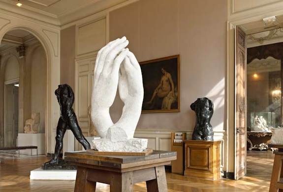 "Clasping Hands" at the Rodin Museum. Photo: Musee Rodin