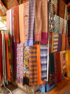 Scarves in an Istanbul market