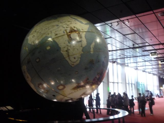 Coronelli Globe at Bibliotheque Nationale. Photo: S. Peabody