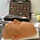 mortician's training mask, Salon de la Mort, Louvre April 2011