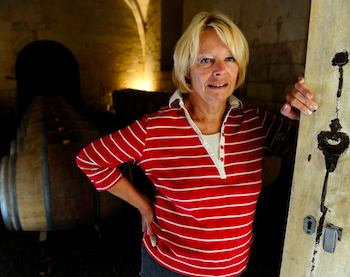 Maryse Tugendhat, Chateau de Pimpean. Publicity photo.