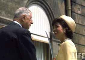 President de Gaulle meeting Jackie Kennedy, 1961, Paris. Photo: LIFE