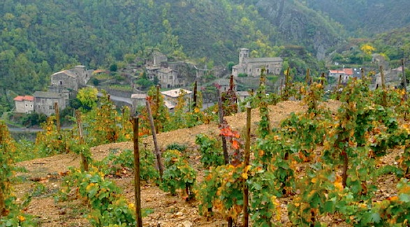 Malleval Côtes du Rhônes valley. Photo by Loire Tourisme.