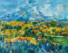 Mount Saint-Victoire by Cezanne  photo courtesy of Wikipedia