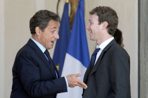 President Sarkozy & Mark Zuckerberg of Faceberg at eG8 2011