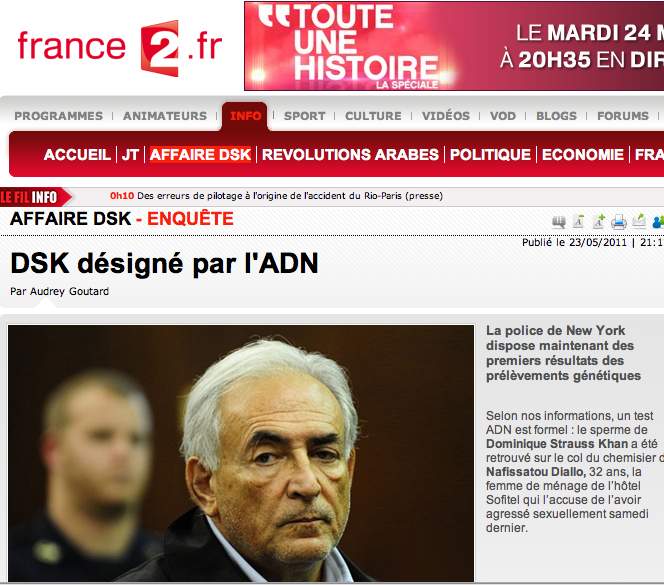 France2 DSK headline